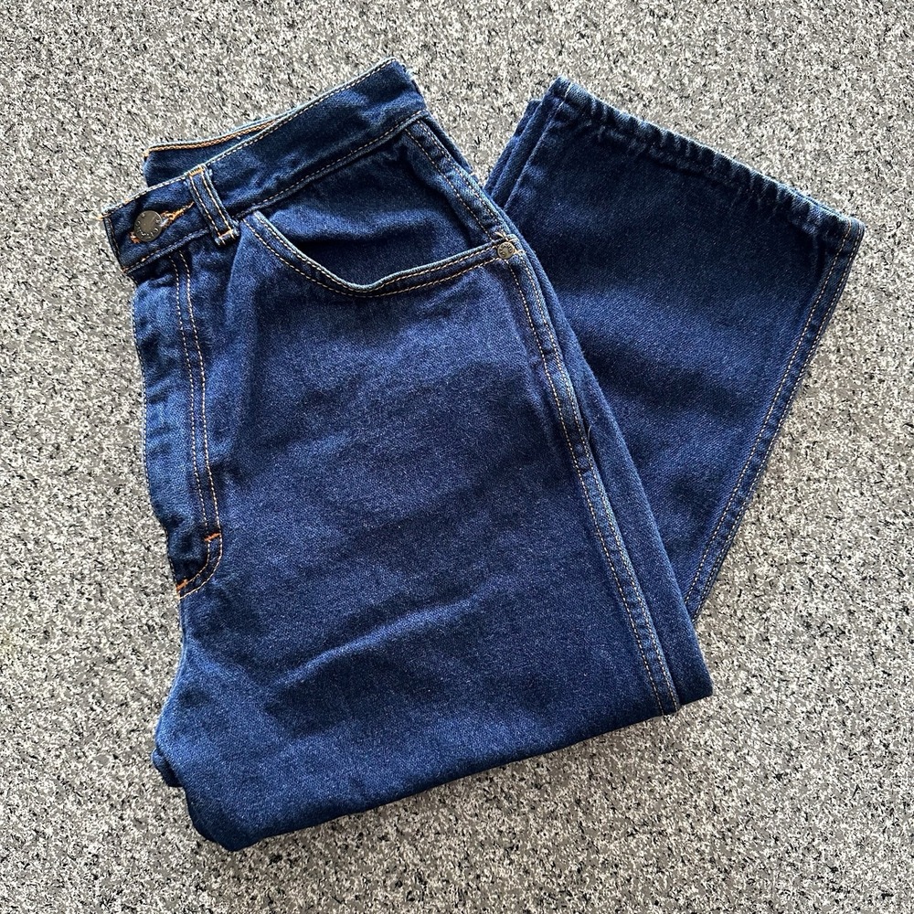 Vinatge Gitano Jeans Womens 23x30 High Rise Straight Cotton P.S. 8/9 Reg 80s 90s